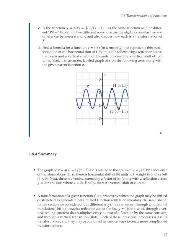 Active Preparation for Calculus - Page 83